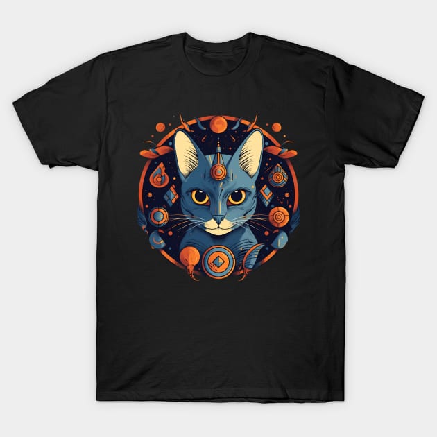 Egyptian Cat Halloween, Cat Lover T-Shirt by dukito